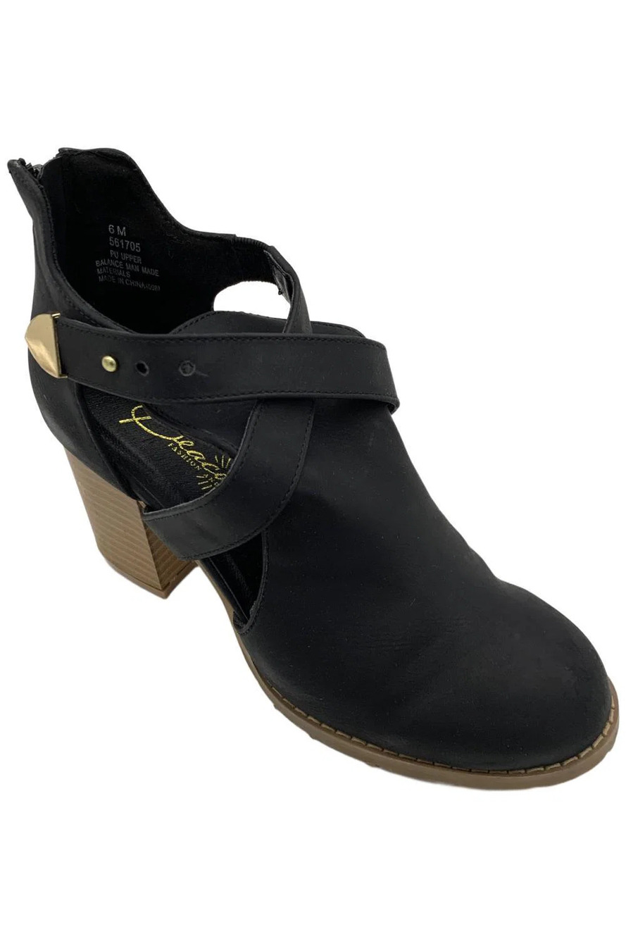 Beacon Women's Reno Heel Sandals Black - Medium